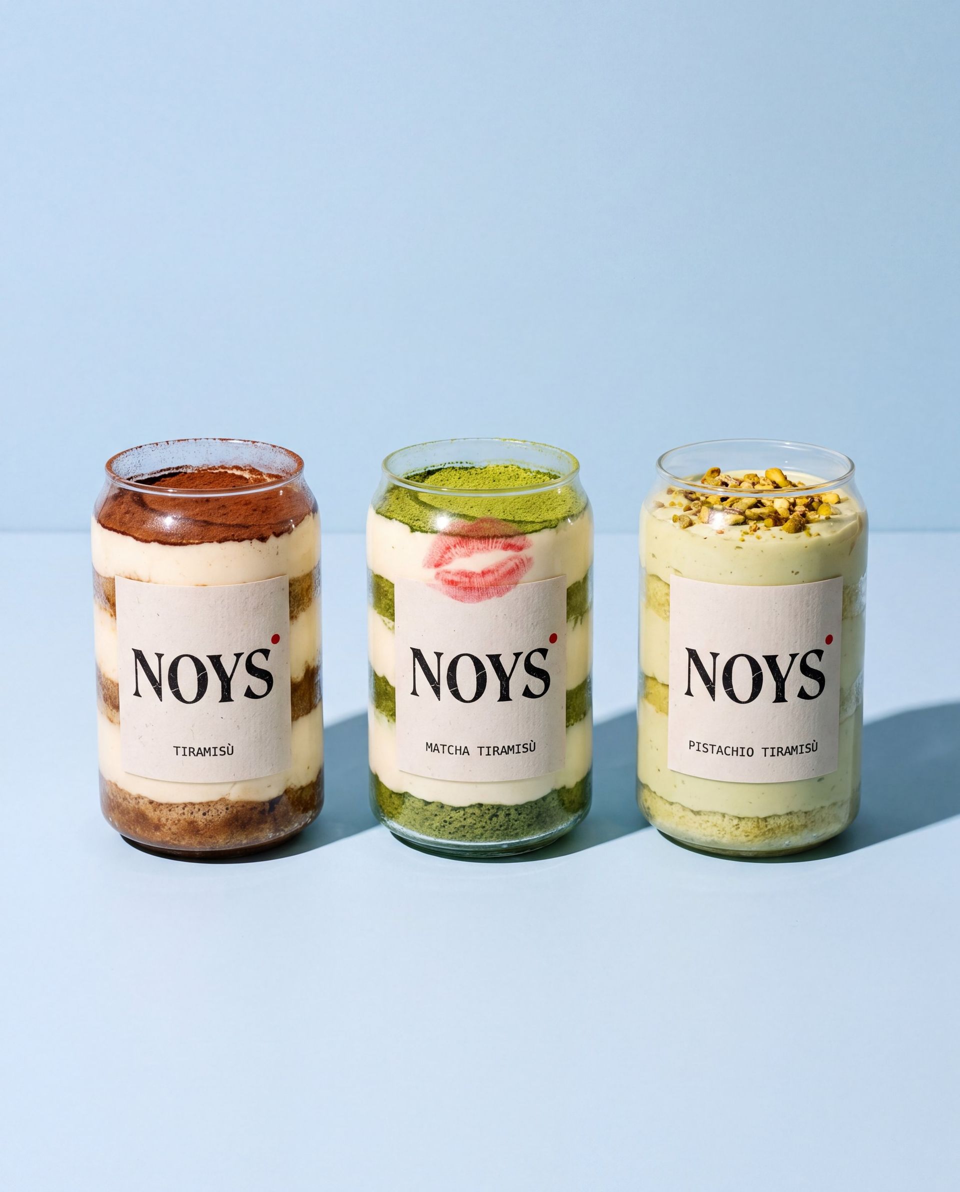 NOYS Tiramisù, Matcha Tiramisù und Pistazien Tiramisù